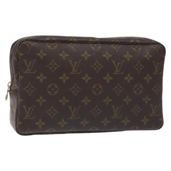 LOUIS VUITTON Monogram Trousse Toilette 28 Clutch Bag - Picture 1 of 16
